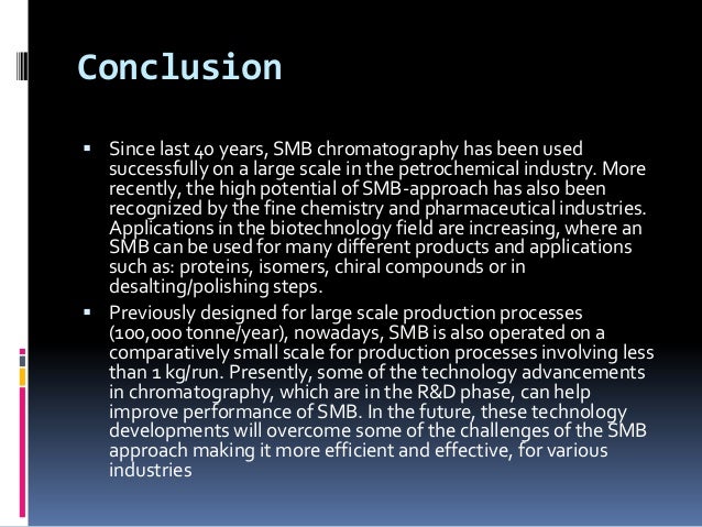 Conclusion in paper chromatography