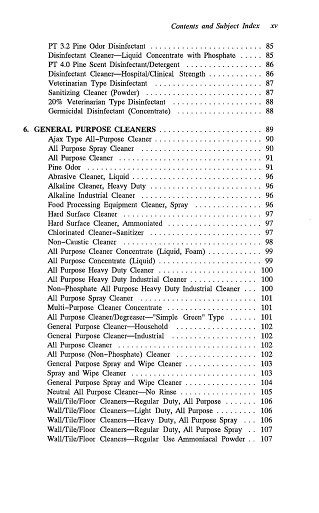 Advanced cleaning product formulations Vol. 2