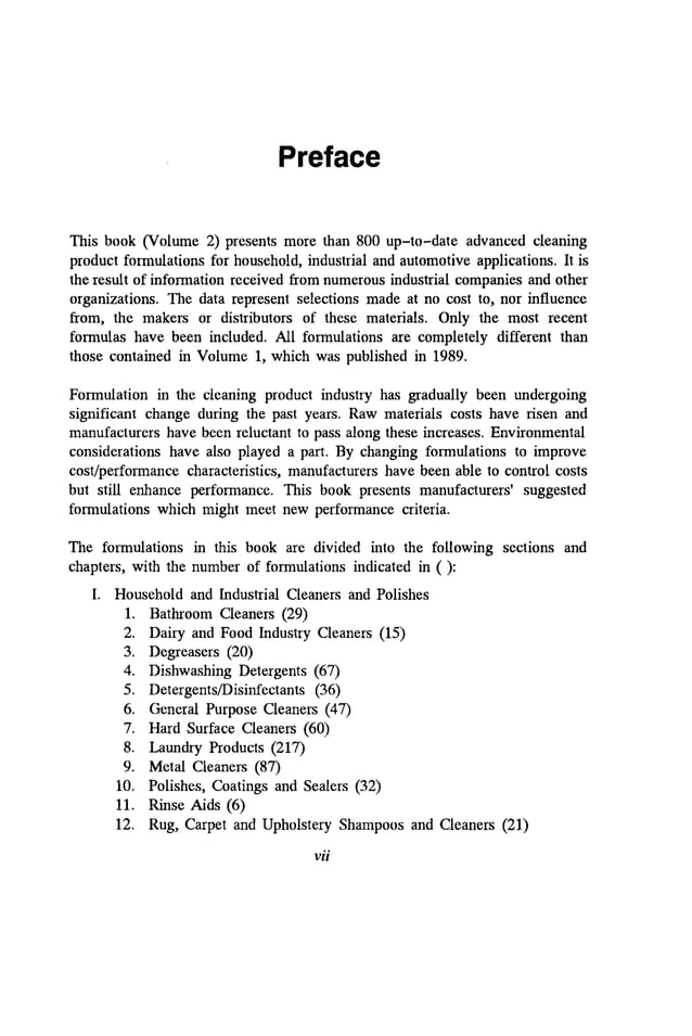 Advanced cleaning product formulations Vol. 2