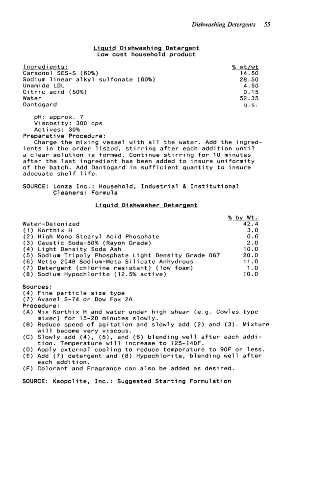 Advanced cleaning product formulations Vol. 2