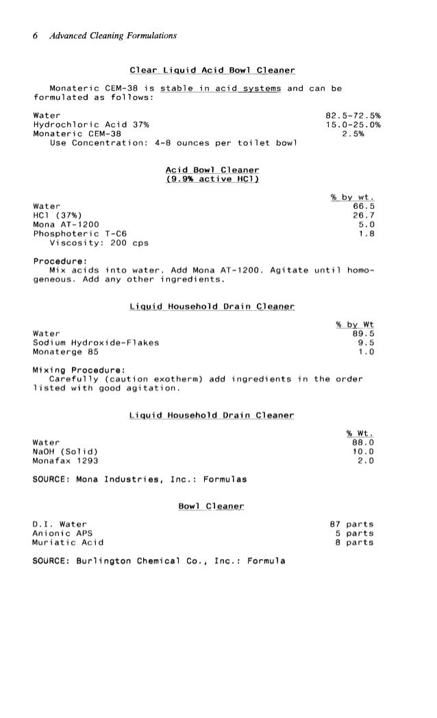 Advanced cleaning product formulations Vol. 2
