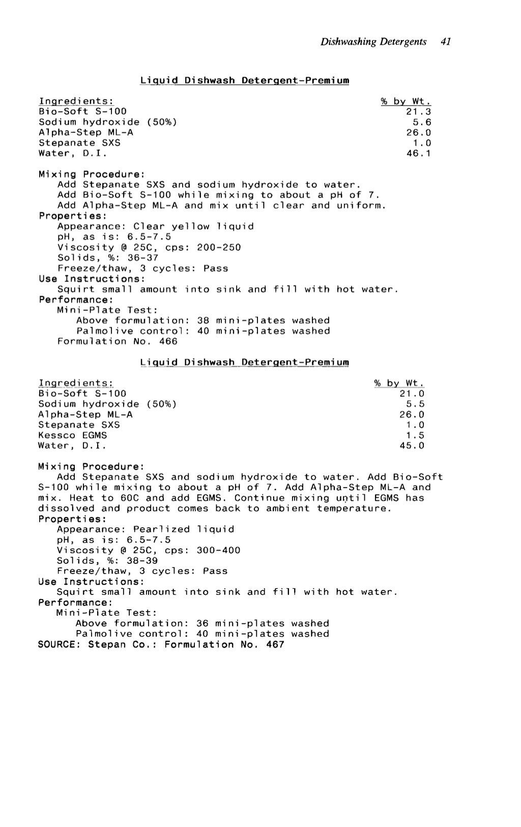Advanced cleaning product formulations Vol. 2