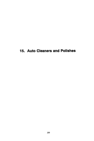 15. Auto Cleaners and Polishes
155
 