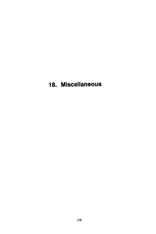 18. Miscellaneous
178
 