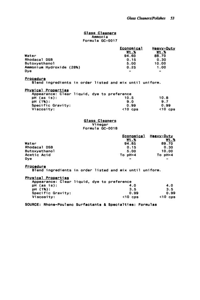Advanced cleaning product formulations Vol. 4