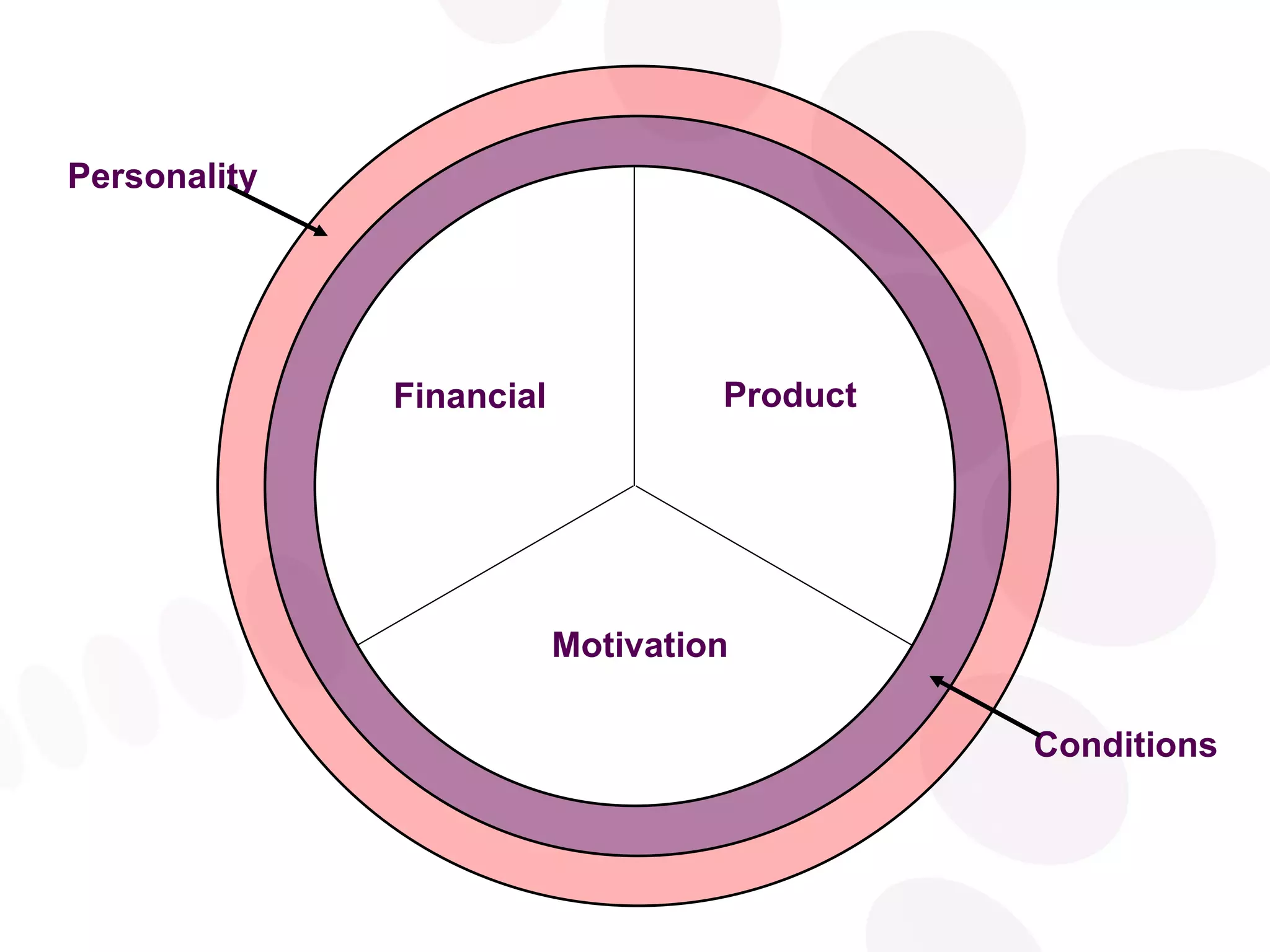 Financial Personality Conditions Product Motivation 