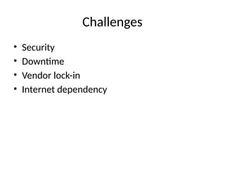 Advance Topics of Cloud Computing Including Pictures | PPTX