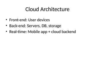Advance Topics of Cloud Computing Including Pictures | PPTX