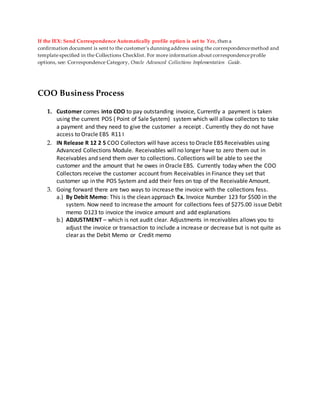 Advanced collections process | DOCX