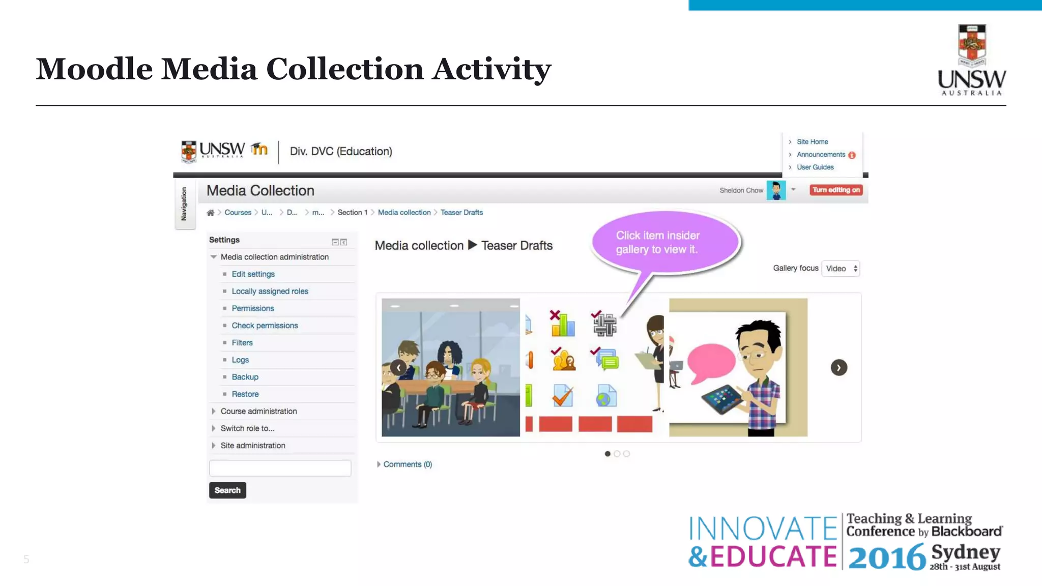 Moodle Media Collection Activity
5
 