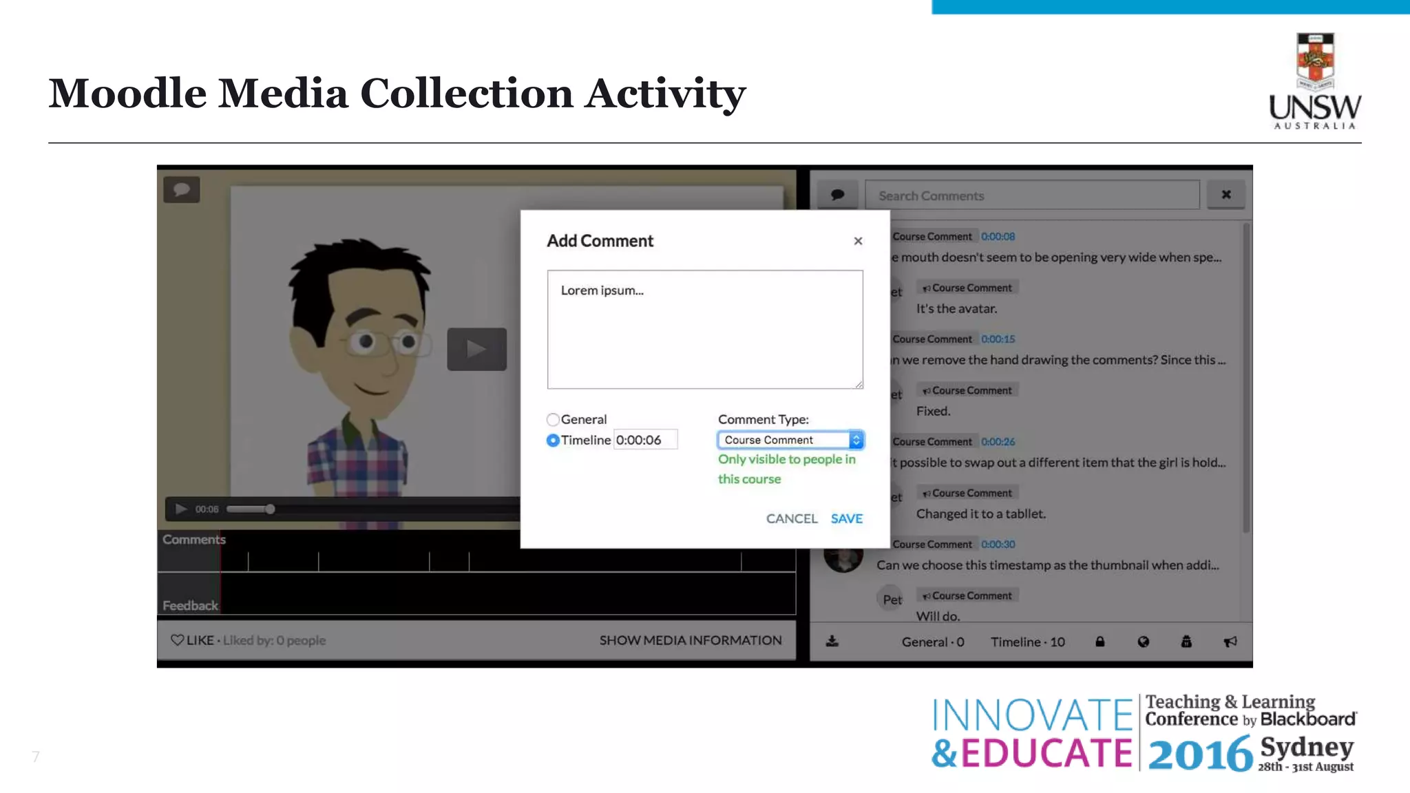 Moodle Media Collection Activity
7
 