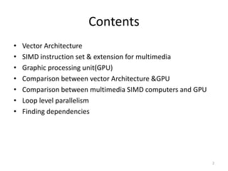 Advanced computer architecture | PPTX | Computing | Technology & Computing