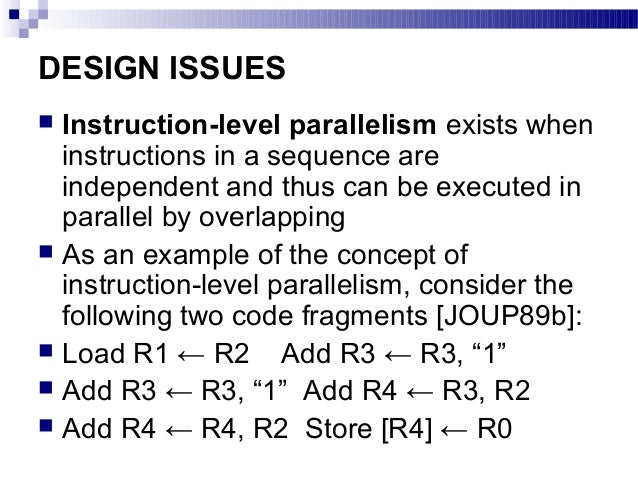 Advanced Computer Architecture Lesson 5 And 6