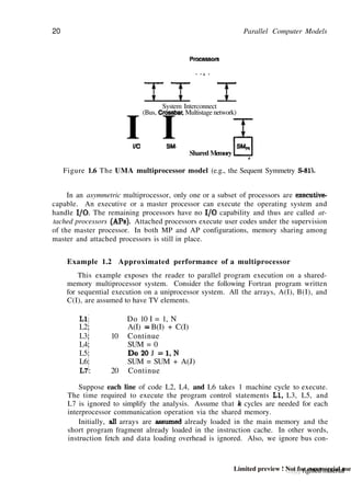 Sequent Computer Systems Advanced Computer Architecture: Parallelism, Scalability, and ...
