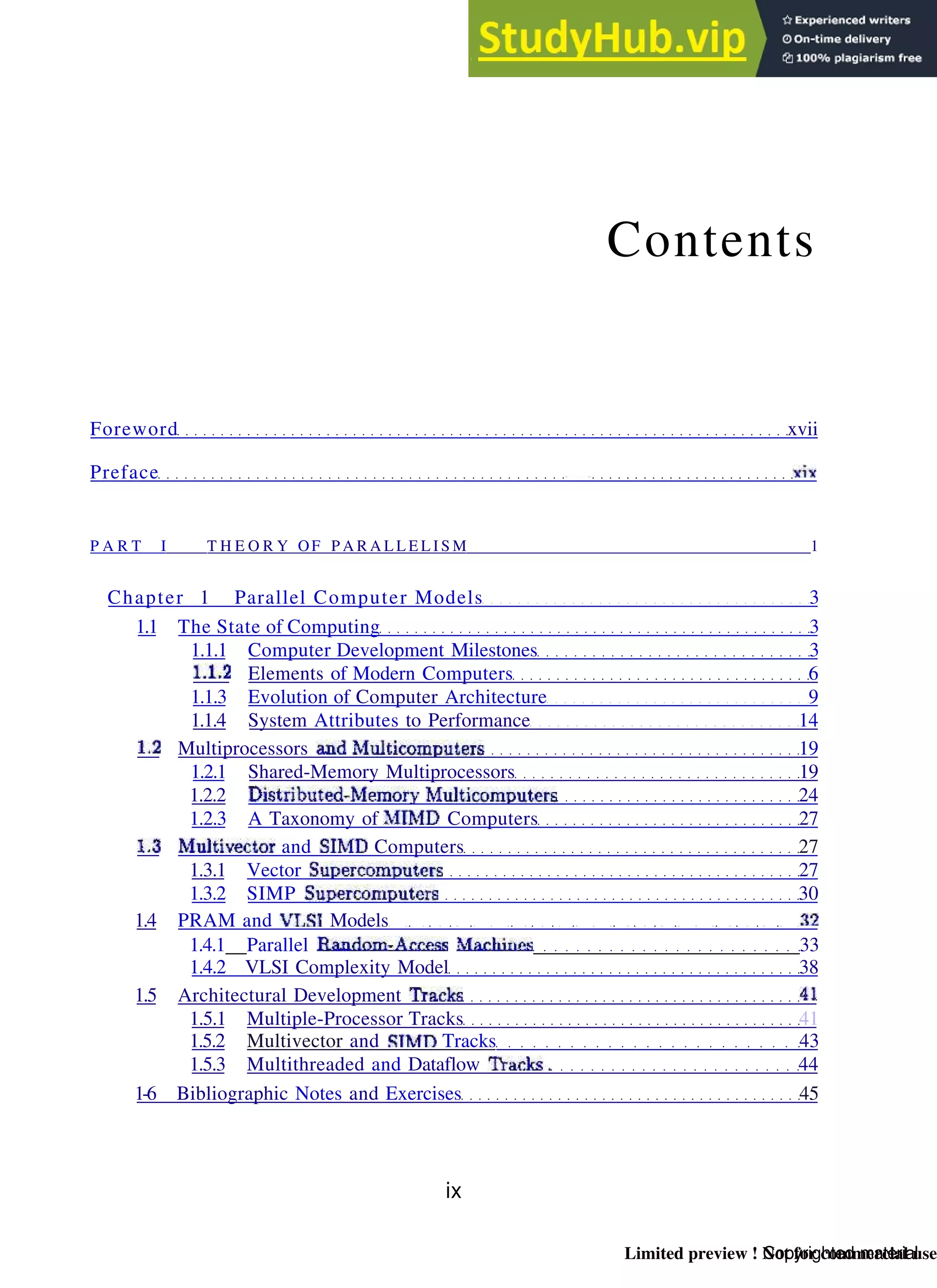 Advanced Computer Architecture Parallelism Scalability Programmability Advanced Computer Architecture Parallelism Scalability Programmability