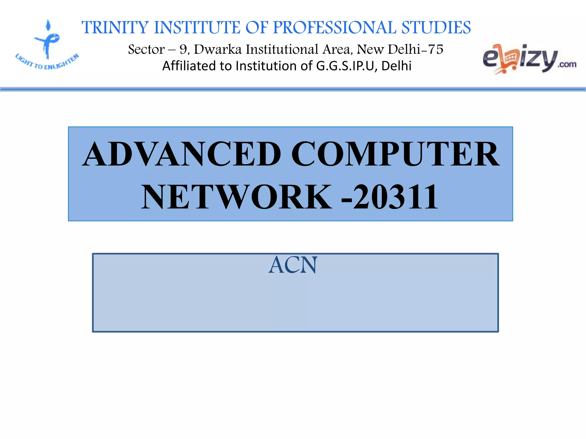 Advanced computer network | PPTX