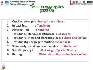 Advanced concrete technology | PDF