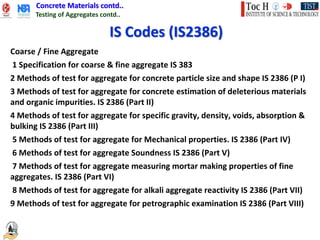 Advanced concrete technology | PDF