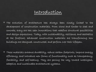 Advanced Construction Materials by .pptx