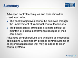 Advanced control foundation tools and techniques | PDF