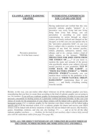Advanced course of radionics and radiesthesia | PDF