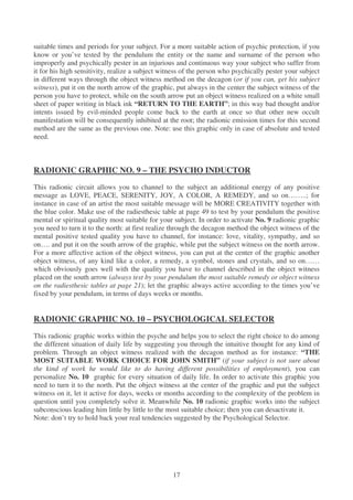 Advanced course of radionics and radiesthesia | PDF