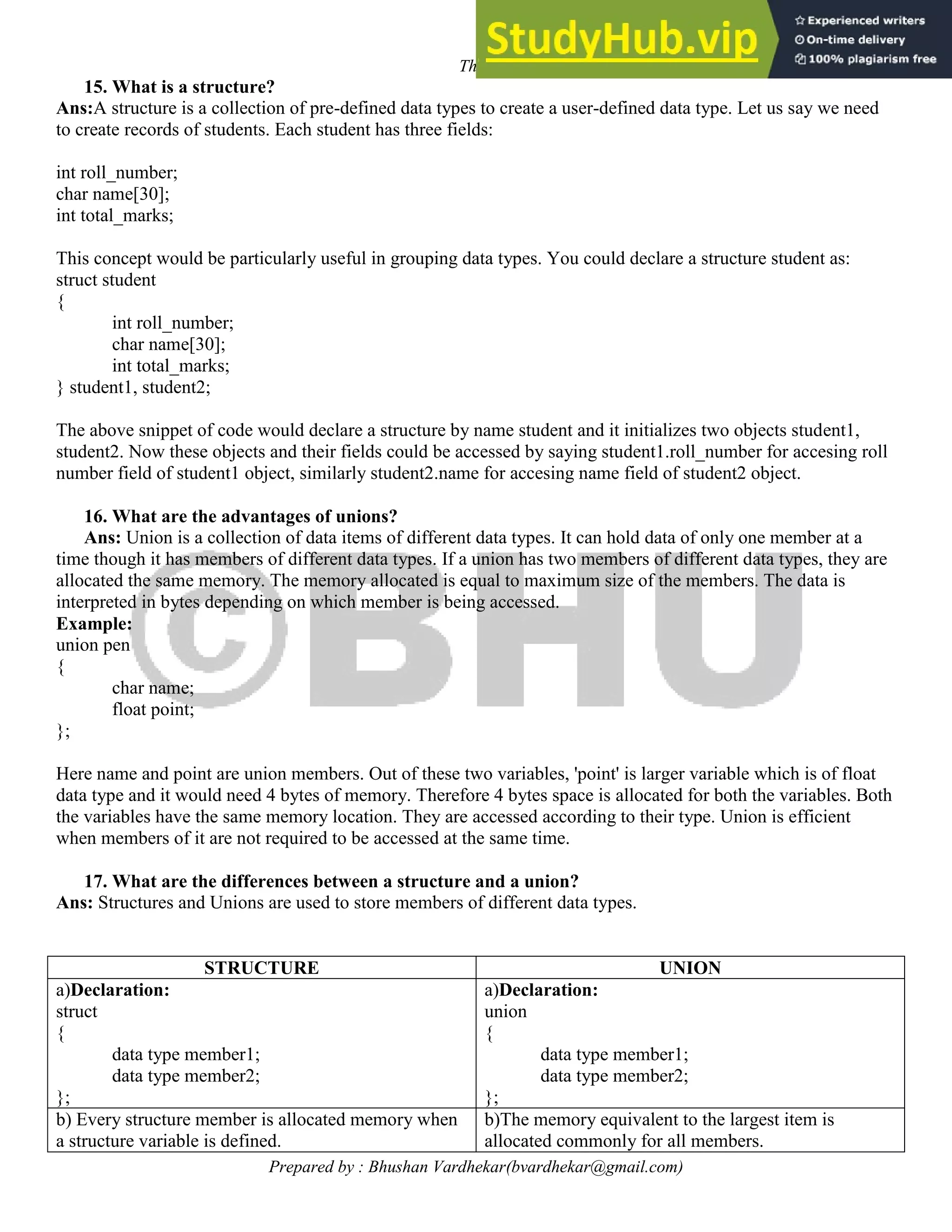 Advanced C Programming Notes | PDF
