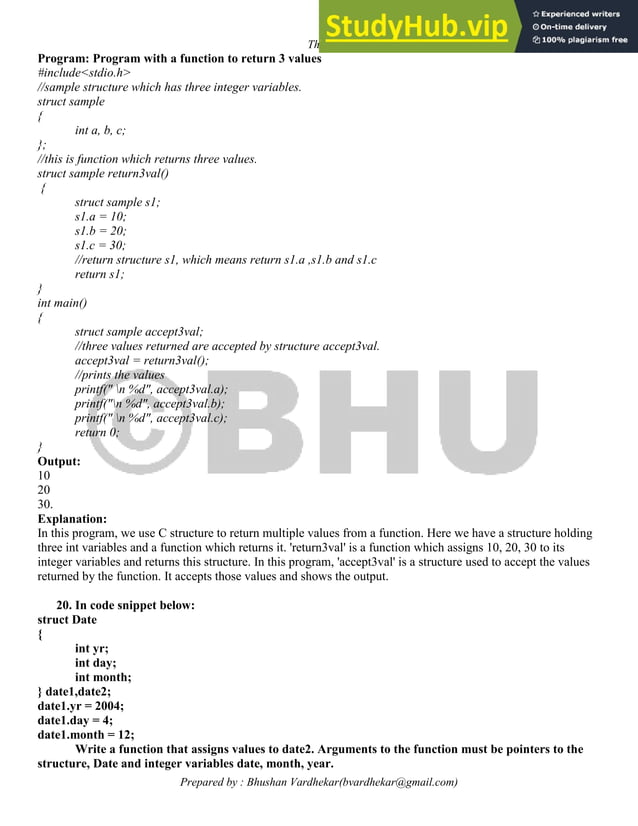 Advanced C Programming Notes | PDF