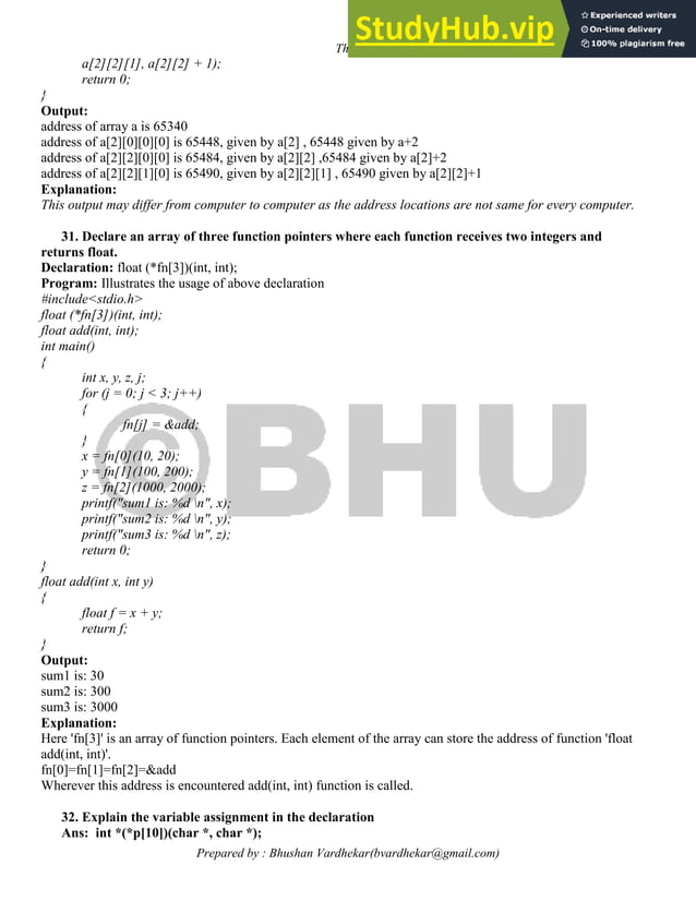 Advanced C Programming Notes | PDF