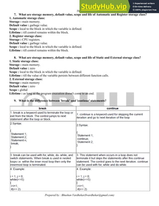 Advanced C Programming Notes | PDF