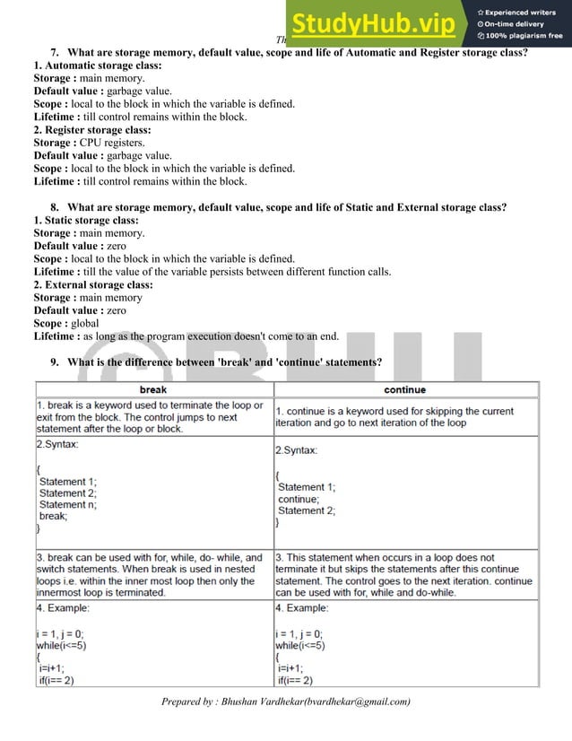 Advanced C Programming Notes | PDF