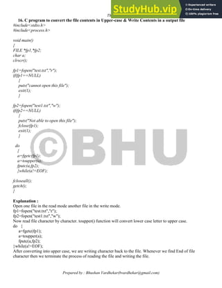 Advanced C Programming Notes | PDF