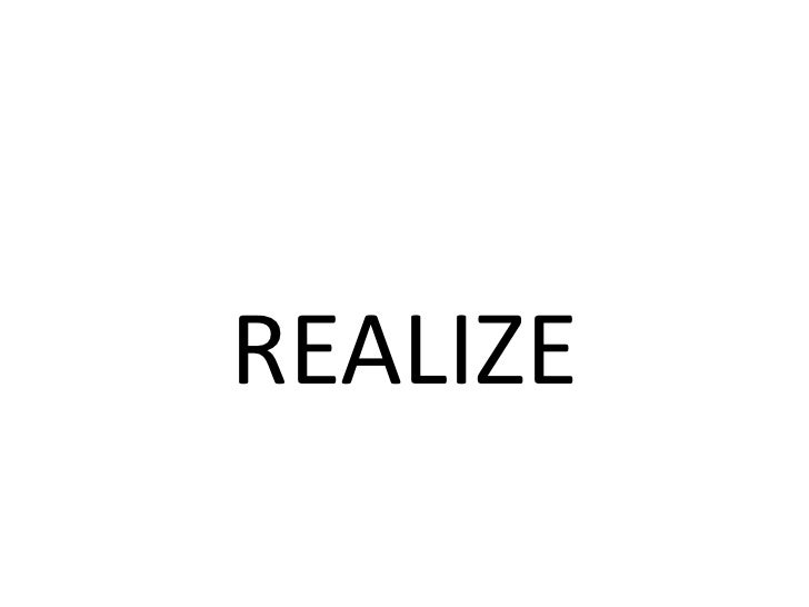 Image result for realize