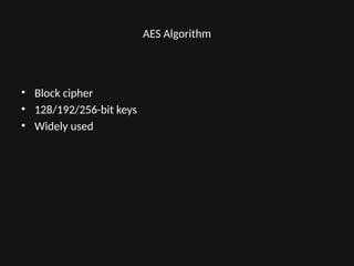 Comprehensive Cryptography Overview: Principles, Algorithms, and ...