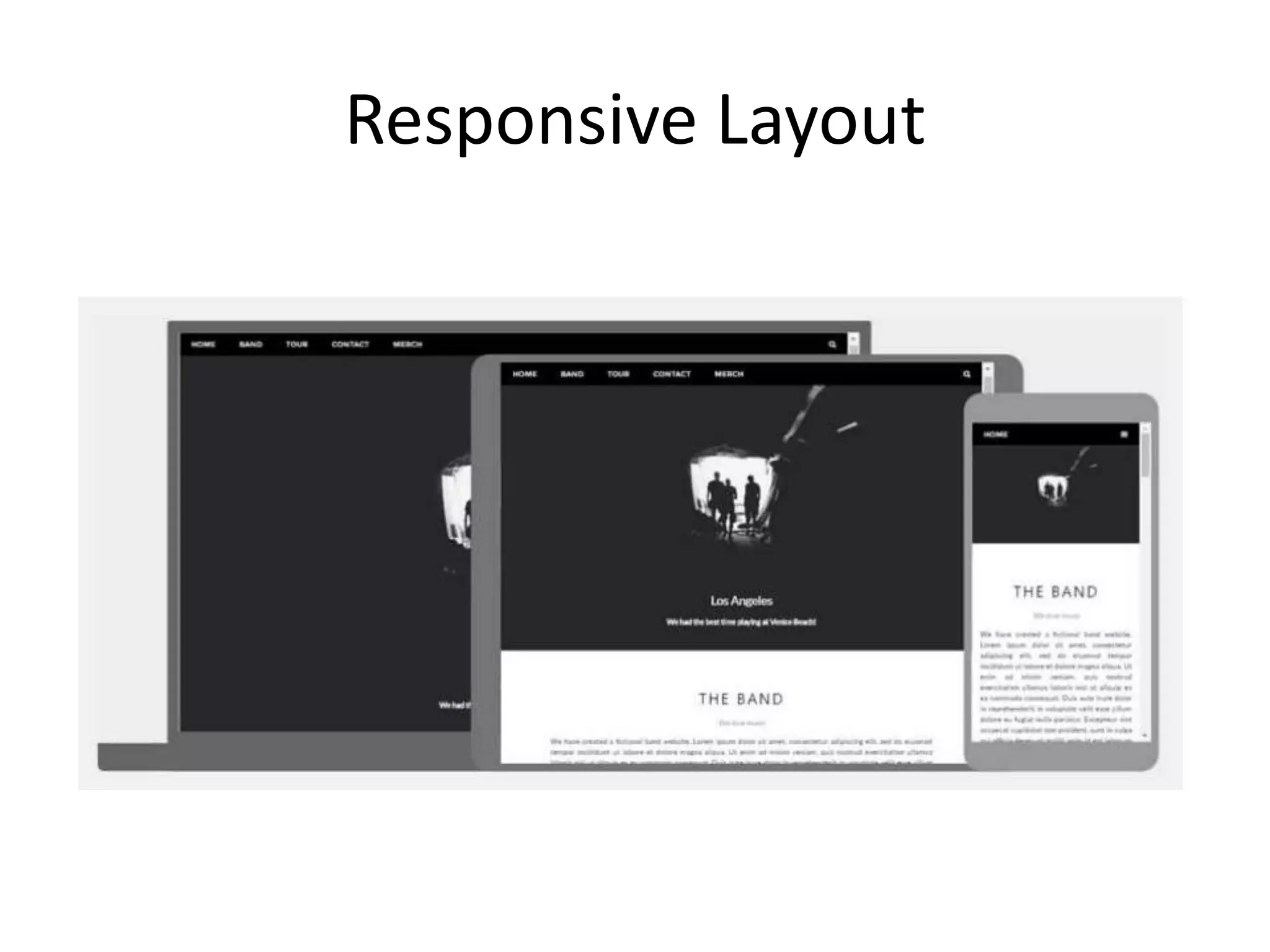Responsive Layout
 