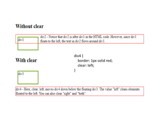 div4 {
border: 1px solid red;
clear: left;
}
 