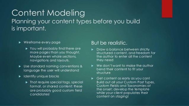 Structuring Content in WordPress using Advanced Custom Fields slideshare - 웹