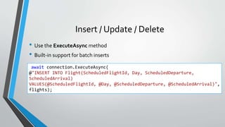 Advanced data access with Dapper | PPTX