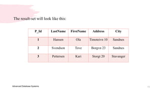 Advanced Database Systems - Presentation 2.pptx