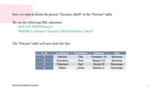 Advanced Database Systems - Presentation 3.pptx