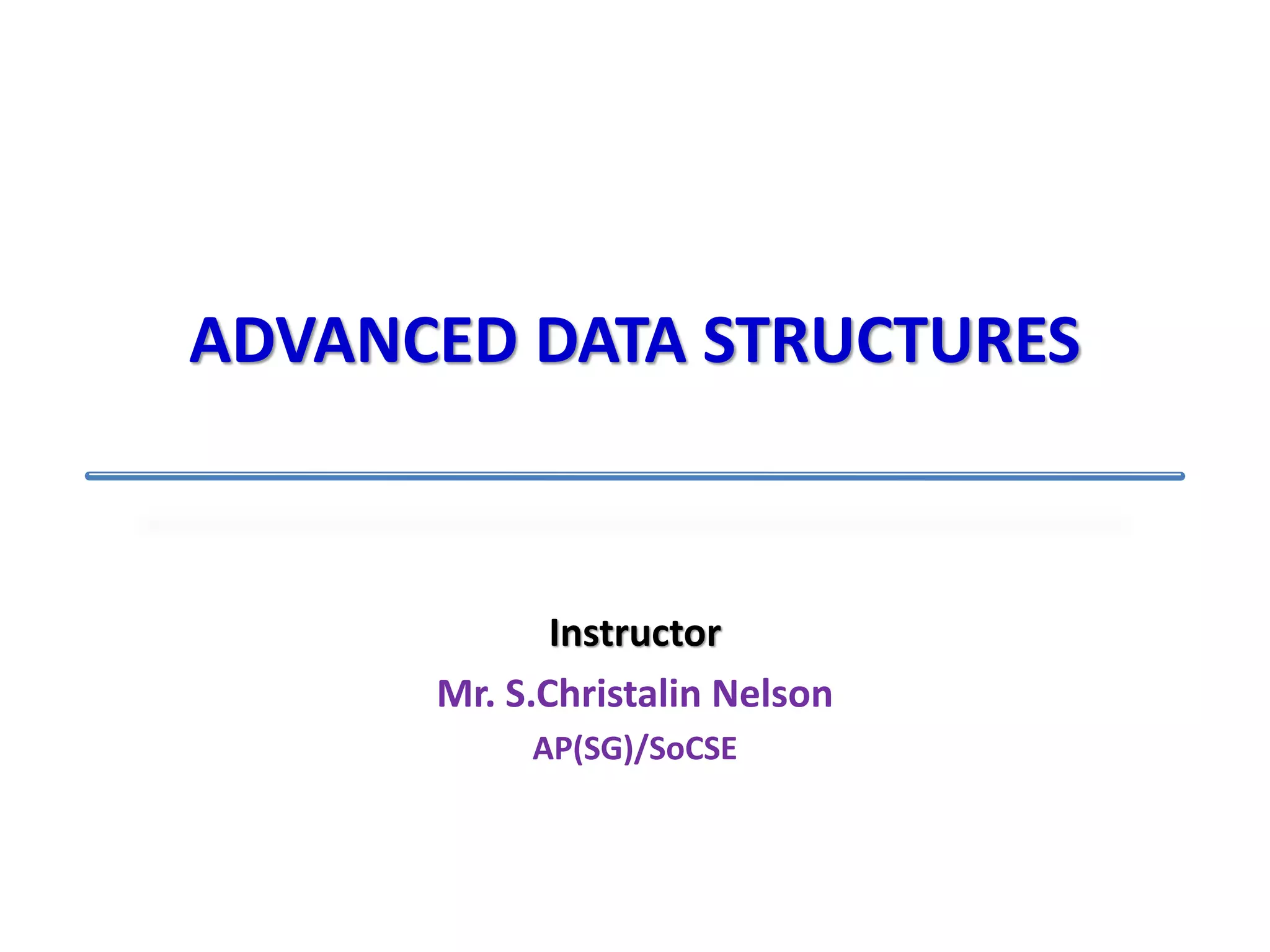 Advanced data structures vol. 1 | PDF | Databases | Computer Software ...