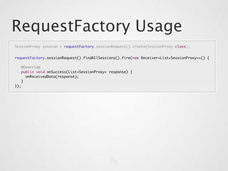 Advanced Data Widgets
