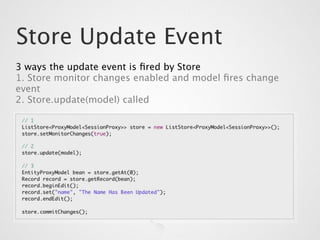 Advanced Data Widgets