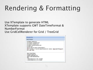 Advanced Data Widgets