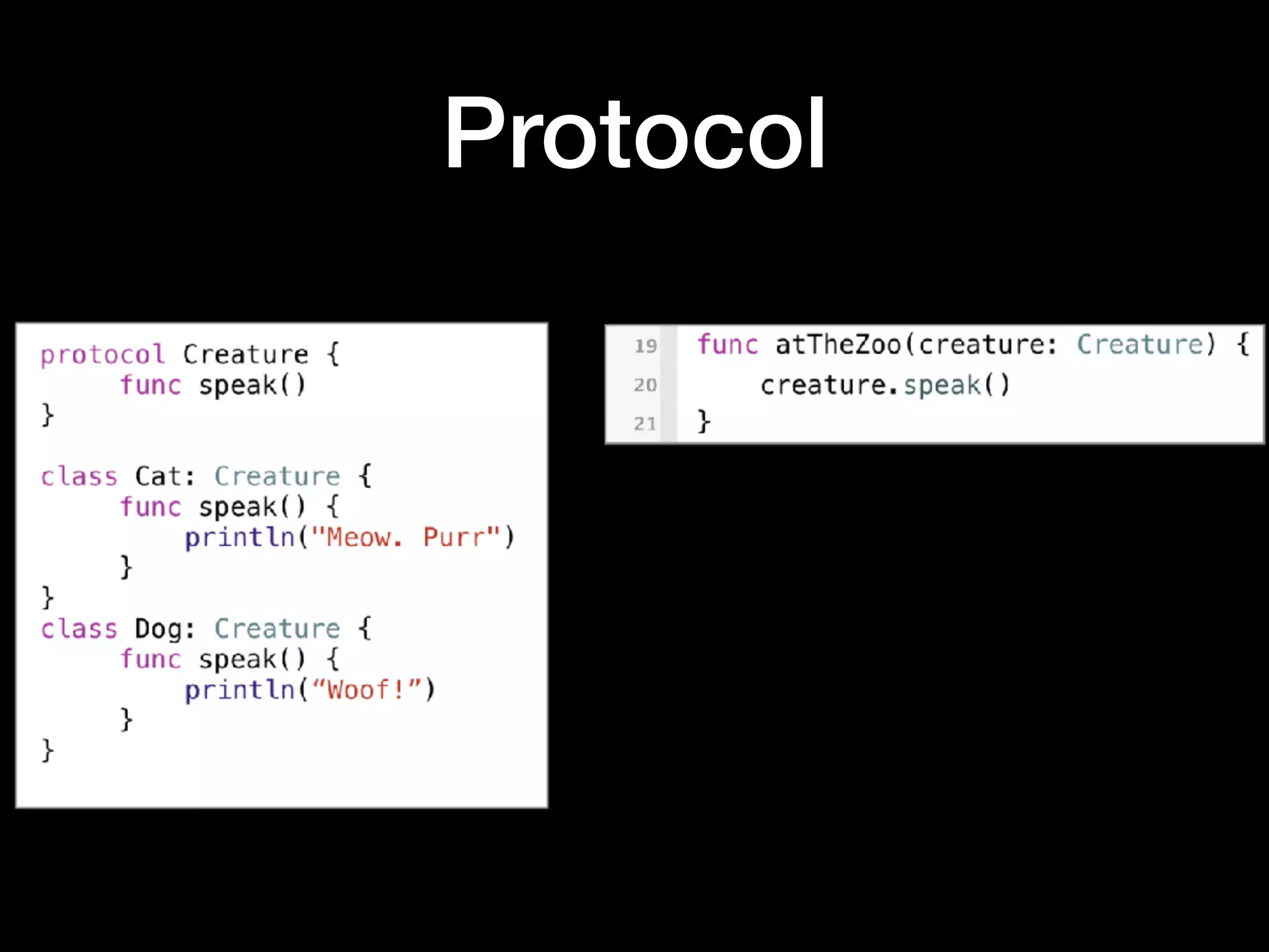 Protocol
 