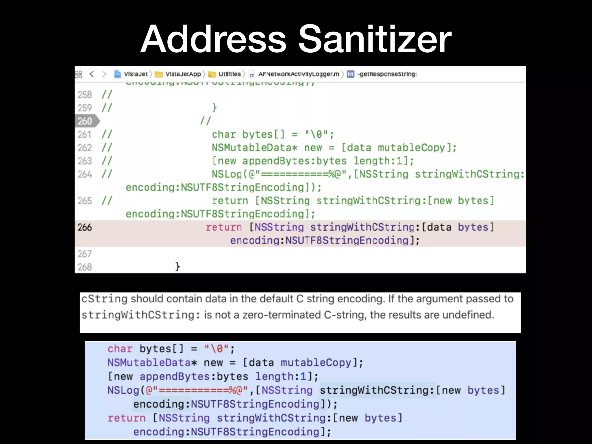 Address Sanitizer
 