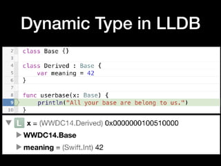 Dynamic Type in LLDB
 