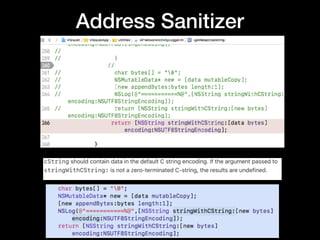 Address Sanitizer
 