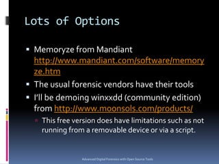 Open Source Forensics | PPTX