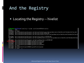Open Source Forensics | PPTX